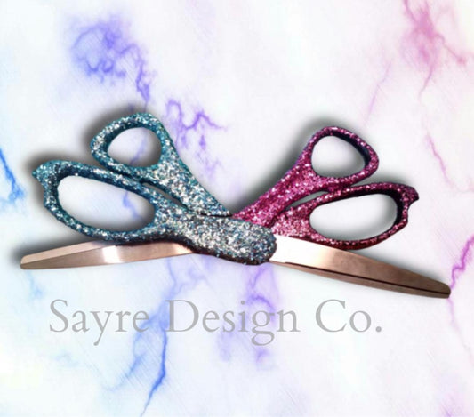 Custom Glitter Scissors Sayre Design Co.