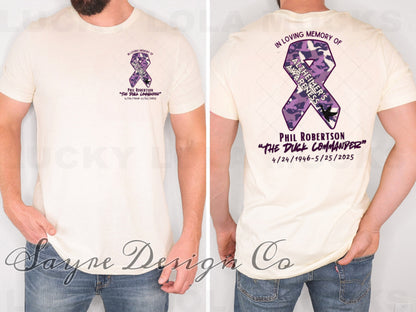Phil Robertson Alzheimer’s Awareness Tee/Crewneck Sweatshirt-Adult