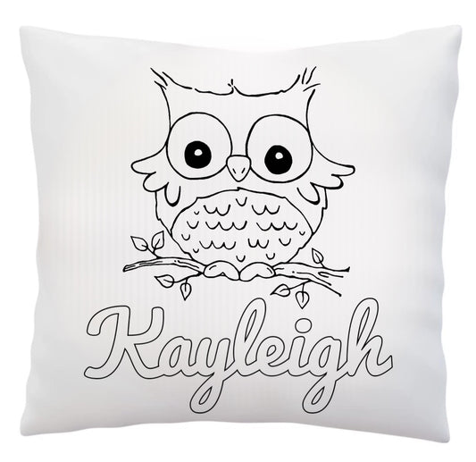 Customized Color Me Throw Pillow 16x16” Sayre Design Co.