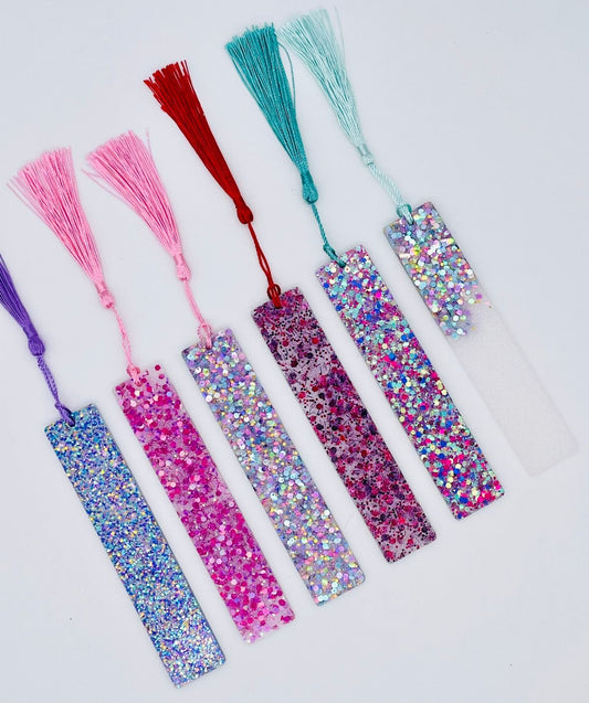 Custom Glitter Bookmark with Tassel Sayre Design Co.