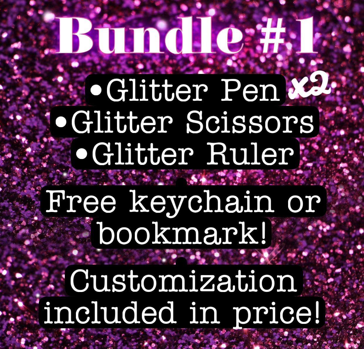 Glitter Supply Bundles! Sayre Design Co.