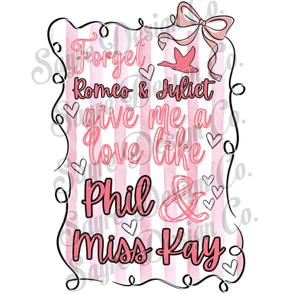 Love Like Phil & Miss Kay Tee/Crewneck Sweatshirt-Adult