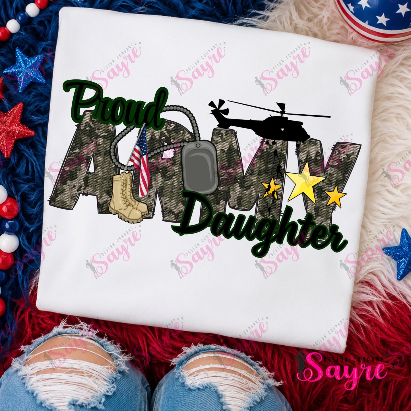 Add Your Own Title Proud Military Bundle