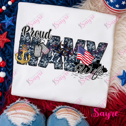 Add Your Own Title Proud Military Bundle