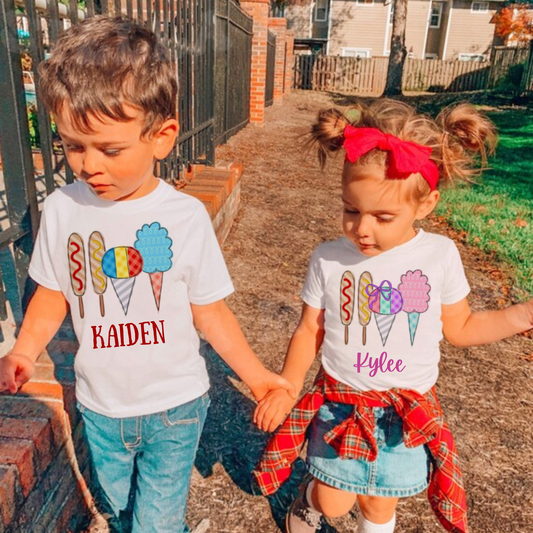 Fair Food Name Tee/Onesies Baby-Youth