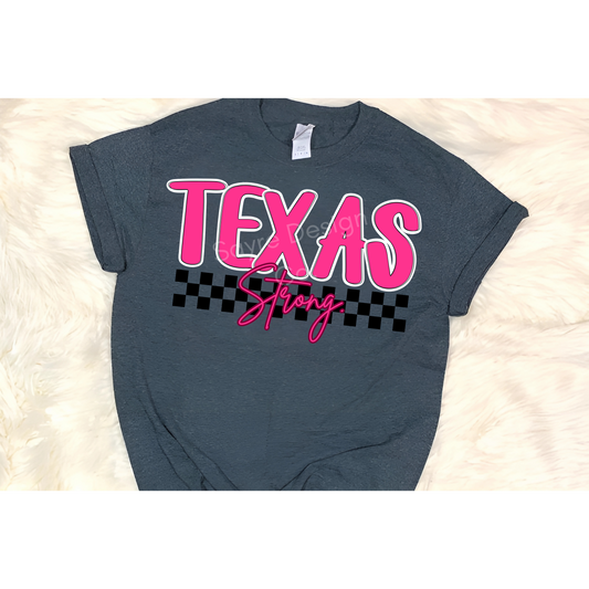 Black & Pink Texas Strong Fundraiser Tee Pre-order! Closes 7/20!