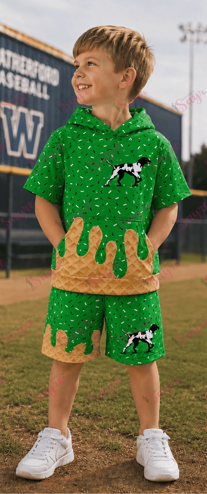 Custom Drip Shorts