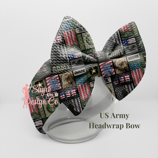 Army Head-wrap Bow Sayre Design Co.
