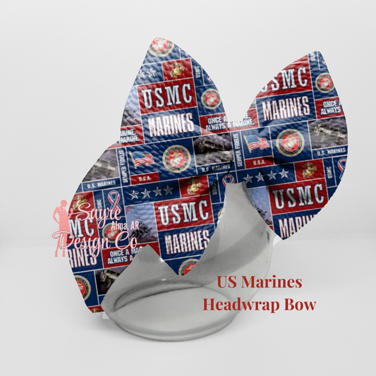 Marines Head-wrap Bow Sayre Design Co.