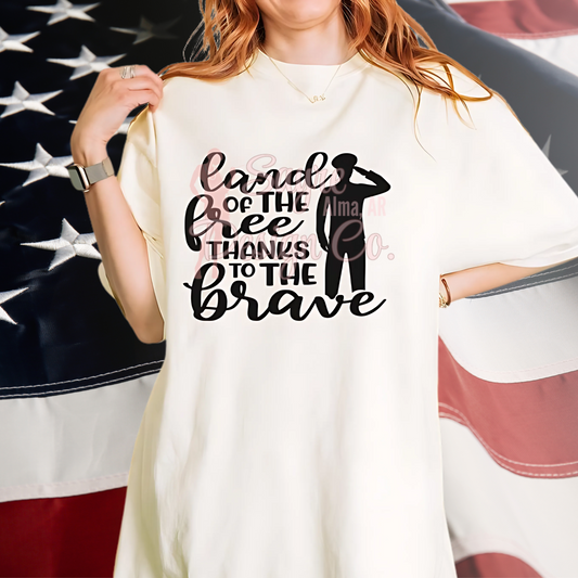 Land of the Free Silhouette-Youth Sayre Design Co.