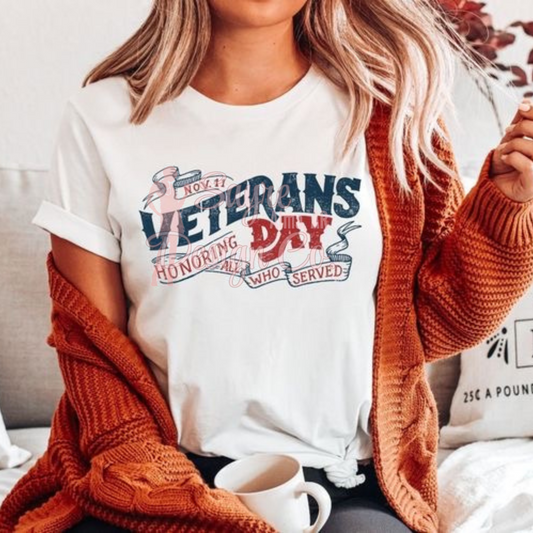 Veteran's Day Banner-Adult Sayre Design Co.