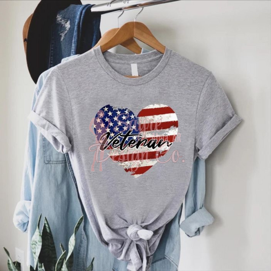 Veteran Heart Shirt/Sweatshirt Sayre Design Co.