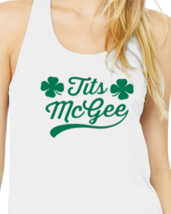 Tits McGee Racerback Tank